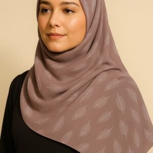 Leaf Print - Tea Pink